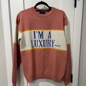 Rowing Blazers "I'm a Luxury" Sweater - Size M
